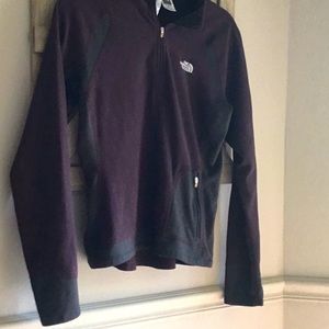 The North Face flight series 1/3 zip fleece top